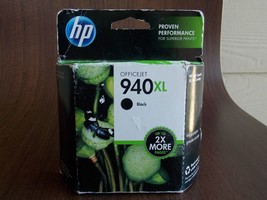 Genuine HP Hewlett Packard Officejet Ink Black 940XL Exp 2014 guaranteed... - $8.99