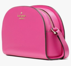 Kate Spade Perry Bright Pink Leather Dome Crossbody  NWT Candied Plum $279 FS - £75.16 GBP