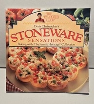 Pampered Chef Stoneware Sensations Cookbook Doris Christopher’s - £3.80 GBP