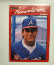 1990 Donruss Francisco Cabrera Rookie Atlanta Braves #646 - £1.19 GBP