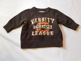 The Children&#39;s Place Baby Boy&#39;s Long Sleeve Sweat Shirt Size 6-9 Months Brown - £10.21 GBP