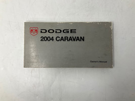 2004 Dodge Caravan Owners Manual Handbook OEM F04B40015 - $26.99