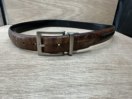 Columbia Brown Leather Belt Size 38/95 - £11.90 GBP