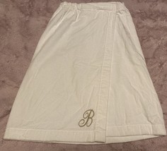 Sonoma Intimates bath robe Spa wrap Monogram B Large - £37.36 GBP