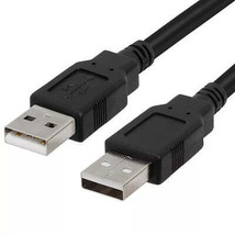 USB 2.0 A to USB A Male High-Speed 480 Mbps Cable Data Transfer Hard Drive En... - £9.38 GBP