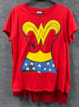 DC Comics Rubie’s Costume Shirt Cape Womens XL Red Wonder Woman/Detachab... - £13.80 GBP