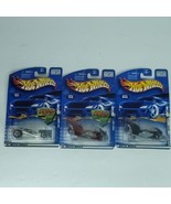 Lot of 3 Hot Wheels Red Blue Fright Bike Motorcycle Surf Crate NEW Die Cast - £18.68 GBP