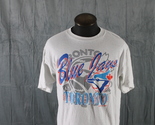 Toronto Blue Jays Shirt (VTG) - Big Script Logo Graphic - Men&#39;s Large - $49.00