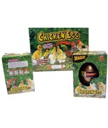 1 CHICKEN WATCH THEM HATCH &amp; GROW EGGS novelty growing  JUST ADD WATER m... - £3.75 GBP