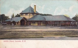 Depot Laconia New Hampshire NH 1911 Miller Missouri Lockwood Postcard D26 - $2.99