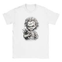 Halloween t shirt pumpkin tee shirt Chucky doll - £19.98 GBP+