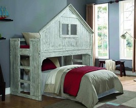 Ethan Distressed Tree House Loft Bed - £1,250.70 GBP