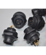 Lot of 2 NEW Switchcraft EN3P3FX CONNECTOR RECEPTACLE FEMALE 3P GOLD SOL... - $27.15 CAD