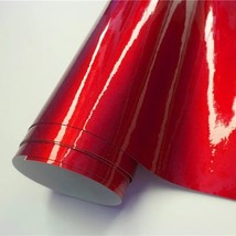 Various Colors Glossy Candy Vinyl Wrap Ultra Gloss lic Car Wrapping Film Foil Ca - £37.94 GBP