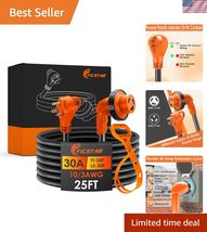 30 Amp RV Extension Cord,25 ft,Heavy Duty Generator Extension Cord with ... - $129.54
