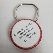 Vintage Fas Pak Inc Key Chain Advertising Bolts Nuts Screws Washers Collectible - £6.57 GBP