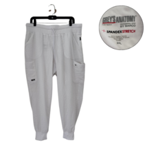 Grey’s Anatomy Barco Women’s White Scrub Jogger Pants 2XL Spandex Stretch - $457.31 MXN