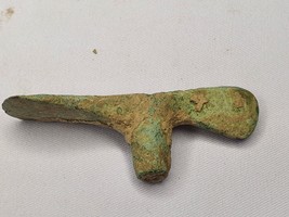 Circa 1800-600 a.C. Antico Luristan bronzo piccola doppia testa d&#39;ascia ... - $3,681.53 MXN