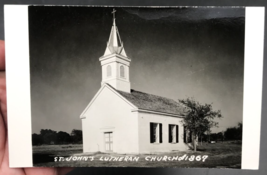 RPPC St John&#39;s Lutheran Church of 1867 Rankin Wisconsin WI Real Photo Postcard - £14.75 GBP