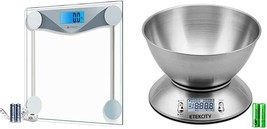 Etekcity Dightal Body Weight Bathroom Scale And Food Kitchen Scale With ... - £40.78 GBP