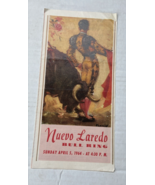 Bullfighting Advertisement Flyer – 4.5&quot; x 9&quot; - Plaza de Nuevo Laredo #17 - €11,28 EUR