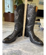 J. Chisholm handcrafted in all leather cowboy boots men’s 9.5 D - $350.00