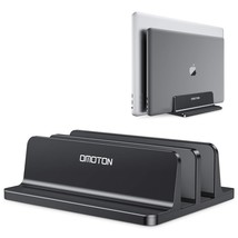 OMOTON [Updated Dock Version Vertical Laptop Stand, Double Desktop Stand Holder  - £39.38 GBP