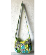 Vera Bradley Limes Away Clare Crossbody Shoulder Bag Purse Zip Top Pockets - $451.23 MXN