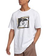 Reebok Graphic T-Shirt White Size Medium B-Ball Hoops Mens Short Sleeve - €17,04 EUR