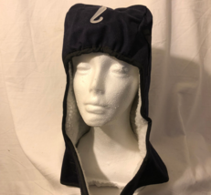 NWOT's BRONER NAVY BLUE FLAME RETARDANT COLD WEATHER HOOD w/ Reflective ... - $15.29