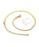 Snake Chain Necklace Stainless Steel - $34.68 CAD
