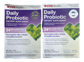 CVS Daily Probiotic 24 Billion CFU 60 Capsules Total Exp 2/25- New (lot ... - £19.08 GBP