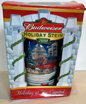 Budweiser 2001 Holiday Collection Ceramic Stein CS455  Original Packagin... - £13.76 GBP