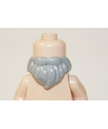 Grey Medium Beard Facial Hair Piece For Minifigure US - $3.98 CAD