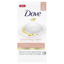 6x Dove Soothing Care Moisturizing Beauty Bar For Sensitive Skin w/Calendula Oil - £13.95 GBP