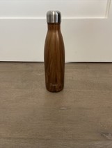 S&#39;well The Wood Collection Stainless Steel Water Bottle Wood Grain Design Rustic - £10.51 GBP