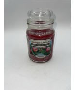 Yankee Candle Home Inspiration Red Holiday Apple Wreath 19 oz Jar Candle - £15.79 GBP