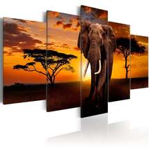 Tiptophomedecor Stretched Canvas Animal Art - The Savannah King - Stretched &amp; Fr - £70.78 GBP+