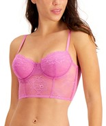 allbrand365 designer Womens Intimate Lace Bustier,Dutch Pink,Large - £27.14 GBP