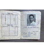 Israel General Union of Religious Workers Youth Member Document de 1955 - $467.75 MXN