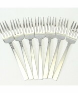 Oneida Brookwood Salad Forks W. M. Dalton 6-1/4&quot; Stainless Lot of 7 - $30.04 CAD