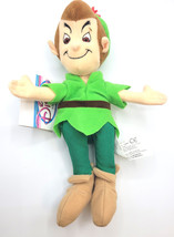 Disney Store Peter Pan Mini Bean Bag Doll Fabric Toy Collectible 8&quot; - £15.64 GBP