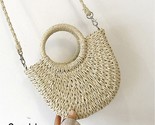 Ag rattan woven women handbag bohemian summer beach bags female shoulder messenger thumb155 crop