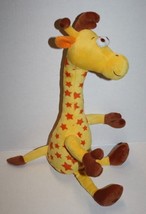 Geoffrey Giraffe 17&quot; Plush Yellow Orange Star Soft Toy Jeffery Stuffed Toys R Us - £9.90 GBP