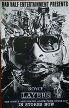 ROYCE da 5&#39;9&quot; &quot;Layers&quot;  Promo Music Poster - £7.81 GBP