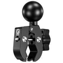 Aluminum Alloy Handlebar Clamp Mount Base With 1.5&#39;&#39; Tpu Ball For Rails 0.5&#39;&#39; To - £41.55 GBP