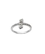 Beautiful Real 925 Solid Sterling Silver White CZ Women ring - £14.56 GBP