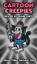 Cartoon Creepies Wolf with a Knife 1.75&quot; Soft Enamel pin Cuphead Betty B... - £7.43 GBP