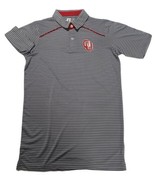 OU OKLAHOMA SOONERS Gray Stripe POLO SHIRT Mens Small Russell Golf NWT - £9.19 GBP