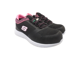 Skechers Women&#39;s Aluminum Toe SP Slip Resistant Safety Shoe 99996595 Black 8M - £33.80 GBP